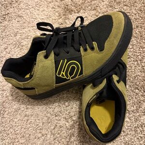 adidas Black and Olive Athletic Shoes
